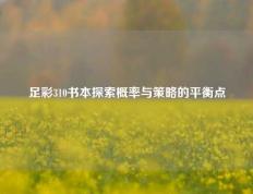 足彩310书本探索概率与策略的平衡点