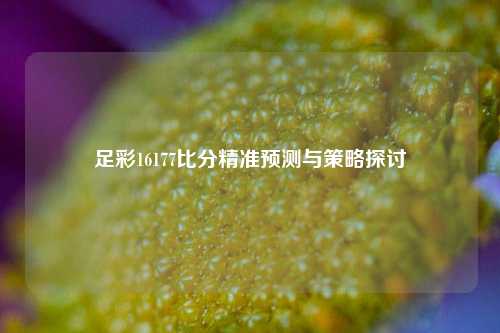 足彩16177比分精准预测与策略探讨