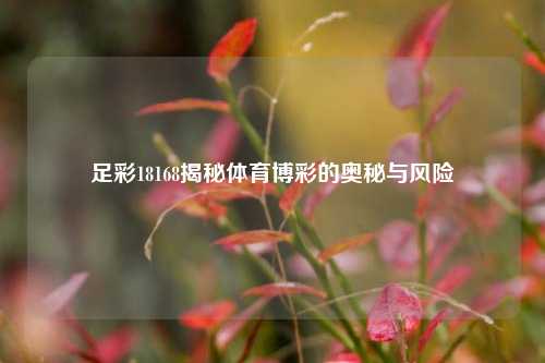 足彩18168揭秘体育博彩的奥秘与风险